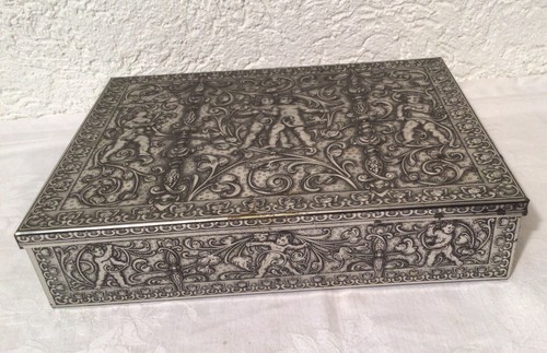 Vintage alte blech - alte, metallbox