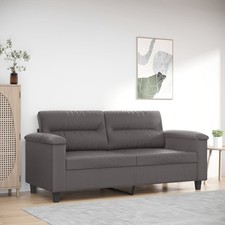 2-Sitzer-Sofa Einzelsofa Kunstleder Couch Loungesofa Schlafsofa Sitzgruppe Sofa