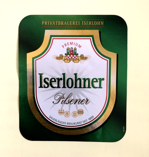 Altes bieretikett beer label - -,