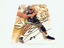 George Lynch 1998 Skybox Autographics Gold Autograph on Card Auto Grizzlies