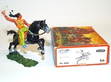 HAUSSER Elastolin Indianer zu Pferd BV II  in 7cm mit OVP