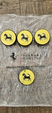 4x Ferrari Felge Kappe Rad , Hub Emblem