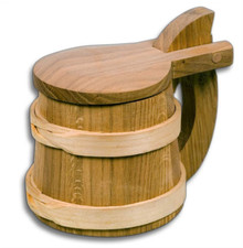 Bierkrug wikinger mit - wikinger,, deckel