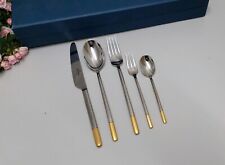 Villeroy & Boch Ella 30tlg. Edelstahl teilvergoldet Besteck 6 Pers. NEU V&B OVP