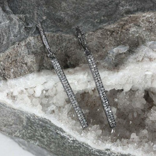 Scheibe diamant ohrringe 925 - diamant,