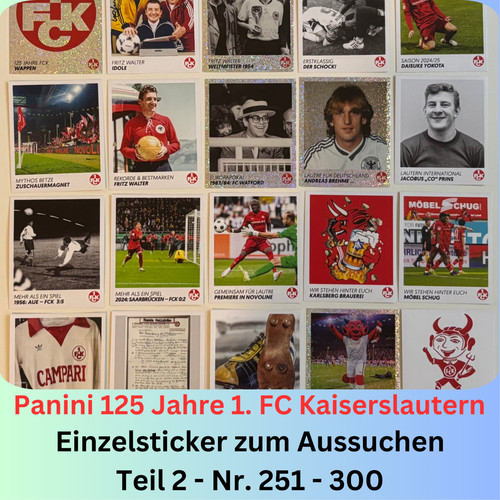 Panini 125 jahre fc - 125,