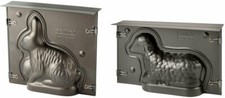Zenker Osterbackformen-Set 2tlg. Hasenform Lammform aus Stahlblech Ostern Backen