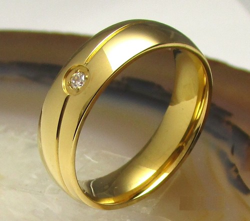 Herren ring gold glänzend - ring,