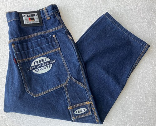 Fubu baggy jeans pants - pants,