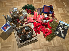 Weihnachtsdeko, Schneekugel, Weihnachtskugeln Glas, Adventskranz, Figuren, ...