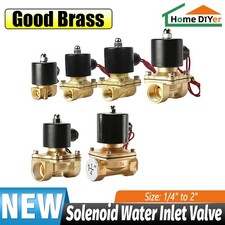 1/4" - 2" Magnetventil Messing