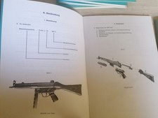 Heckler & Koch MP 5 Bedienungsanleitung in den 90ern reproduziert. Deutsch