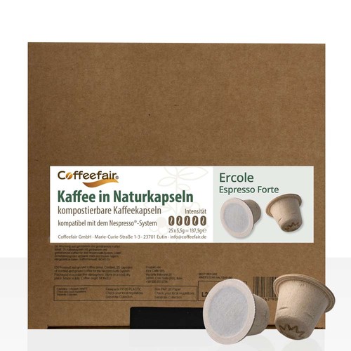 Coffeefair naturkapseln ercole - coffeefair,