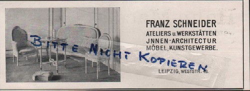 Leipzig werbung 1911 franz - werbung,