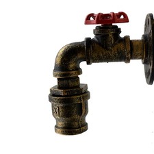 Vintage Retro Eisen Rohr Wand