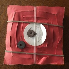 Partygirlande Fasching DDR Girlande Vintage Papiergirlande Ostalgie quadratisch