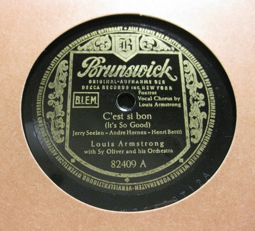Louis armstrong est bon - bon, /