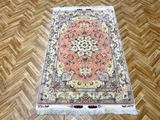 Orientteppich Teppich Perserteppich Täbriz Fein mit Seide 150x97 Luxus Pur