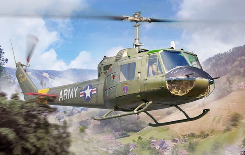 Huey 35 trumpeter - uh-1b, 1:35