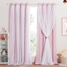 NICETOWN Kinderzimmer Gardinen