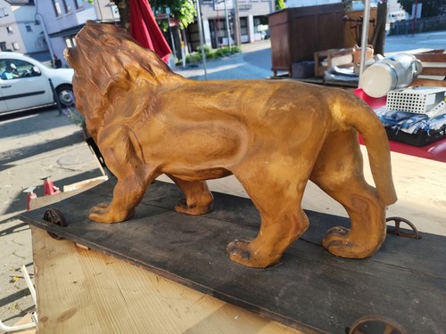 Löwen dekofigur braun - löwen,