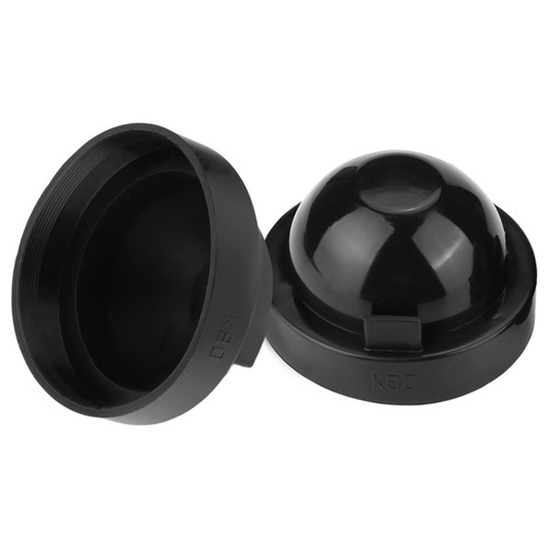 2pcs 90mm schwarzer gummi - 2pcs,