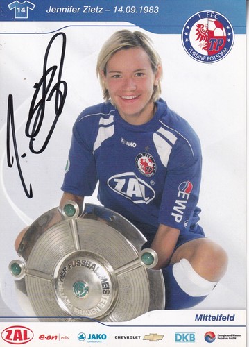 Autogramm jennifer zietz - autogramm,