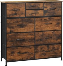 Kommode mit 10 Schubladen Sideboard Anrichte Schubladenschrank 100 x 100 x 30cm