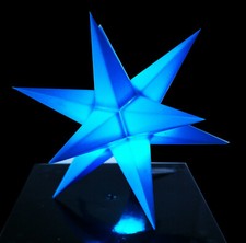 LED Mini-Stern innen blau