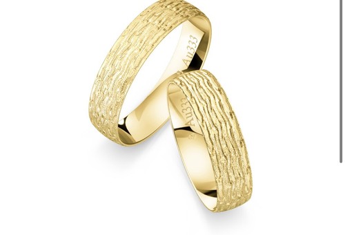 2x333 gold paarpreis eheringe - gold,