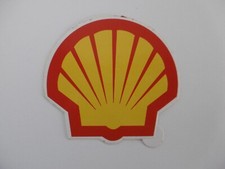 Werbe-Aufkleber Shell Muschel