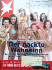 STERN 6 - 1.2. 2001 Voyeur-TV Girls-Camp Anni Friesinger KURSK-U-Boot Karl Dall