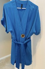 Zara Kleid Kurz blau XS