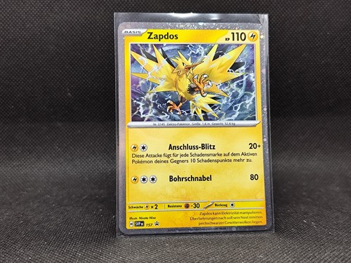 Tcg pokemon karte - zapdos, svp