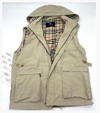 Burberry Damen/Herren Weste Beige Vintage Look – Ärmellos & Elegant