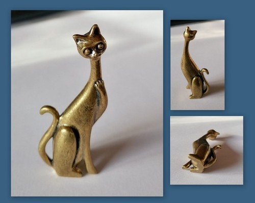 Messing figur moderne - messing,