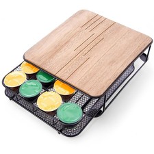 Kapselhalter Metall Schwarz