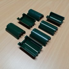 LEGO Bauteile 7 x dunkelgrün halbrund / City Star Wars Sortiment Sammlung grün