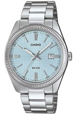 Casio Armbanduhr in Unisexgröße Timeless Hellblau MTP-1302PE-2AVEF B-Ware