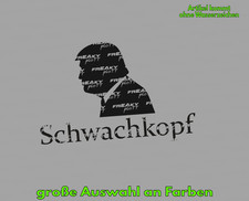 Schwachkopf Style Tuning Special Edition Sticker Auto Aufkleber Trump Elon