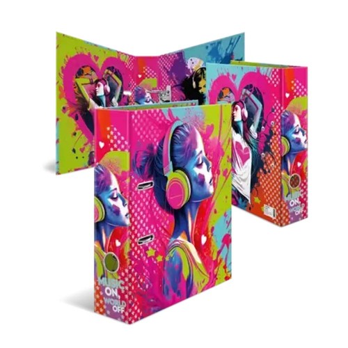 Motiv ordner music girl - motiv-ordner, a4