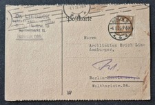 schöne alte Postkarte perforiert - mit Stempel Berlin 1926