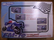 Thunder Tiger FM-1e Motorrad 1/5 Yamaha R1 + Motor Regler Ersatzreifen Rarität