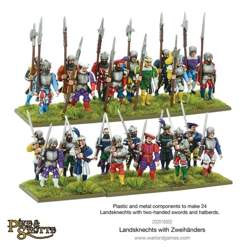 Landsknechts with zweihanders - with,