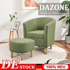 Ohrensessel mit Hocker