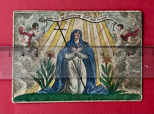 Alter colorierter taufbrief - alter,