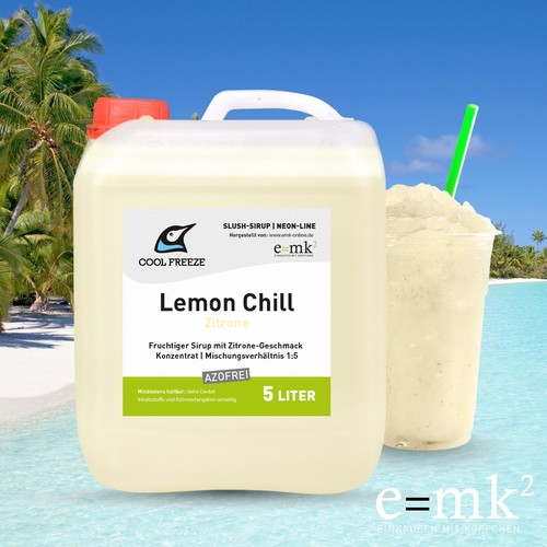 Slush eis sirup lemon chill - slush,