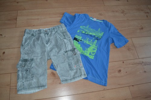 Tolles set blau shirt - shirt, graue