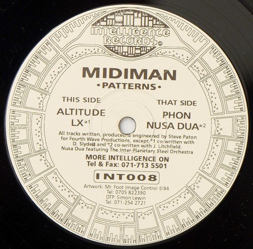 Midiman patterns used - patterns,