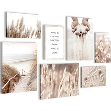 Wandbilder Set XXL Wohnzimmer